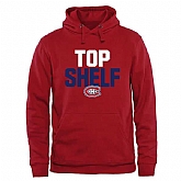 Men's Montreal Canadiens Top Shelf Pullover Hoodie - Red,baseball caps,new era cap wholesale,wholesale hats